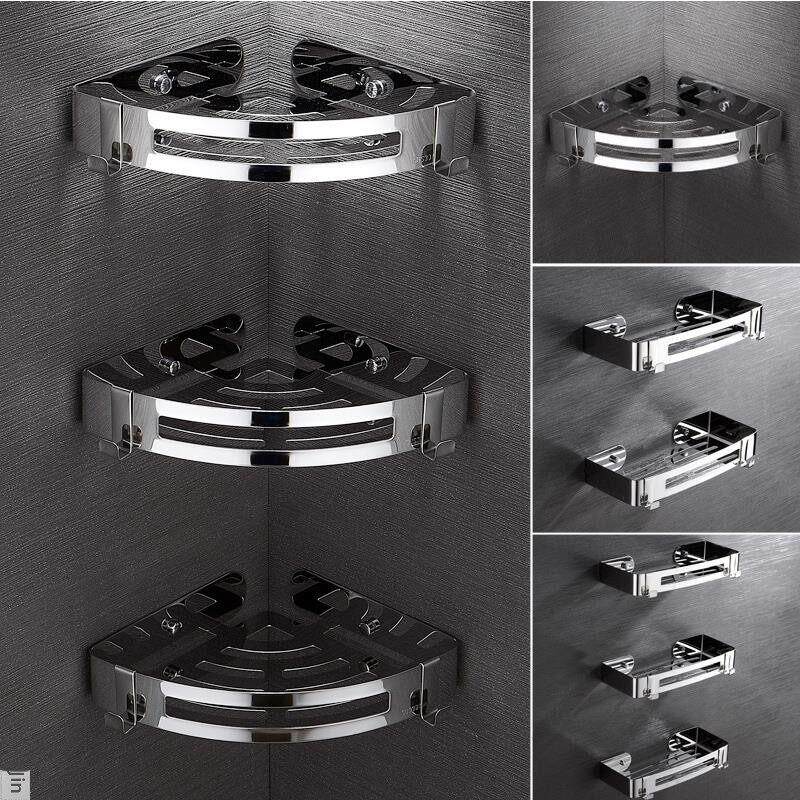 bathroom accessories wall shelf organizer sucker