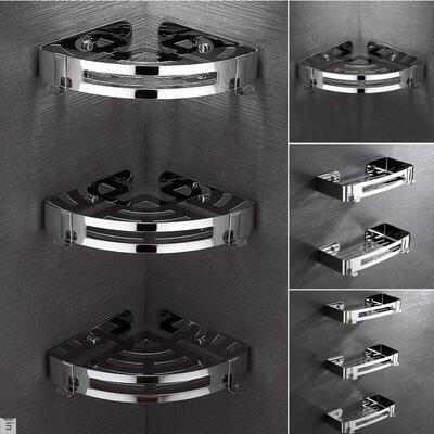 bathroom accessories wall shelf organizer sucker