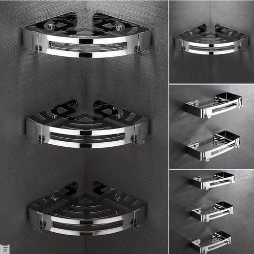 bathroom accessories wall shelf organizer sucker