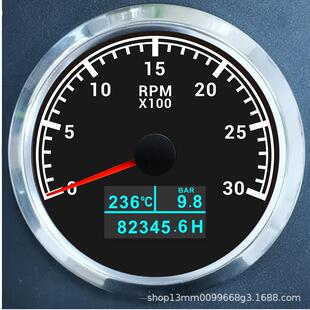 J1939协议CAN三合一转速表油压表冷却水温表适用康明斯沃尔沃新柴