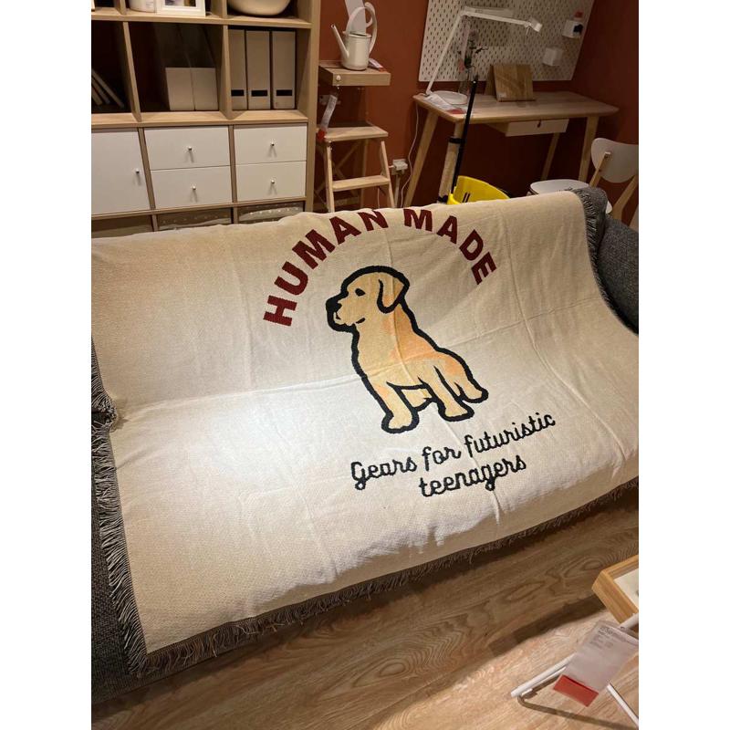 日本潮流玩家 Human made 拉布拉多犬小狗狗毯休闲毯多用毯沙发毯