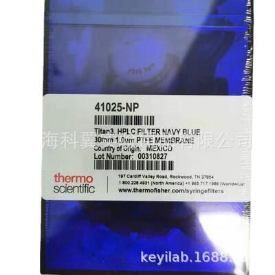 Thermo Scientific Titan3 PTFE(疏水性)针头过滤器41025-NP