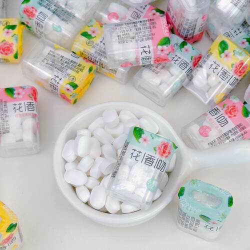 爽口新款含片香体糖薄荷糖润喉接吻糖果水果清凉糖网红休闲小零食