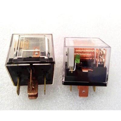 JD1914-12V 汽车继电器大电流防水12V 24V4脚爪5插大灯喇叭JD1912