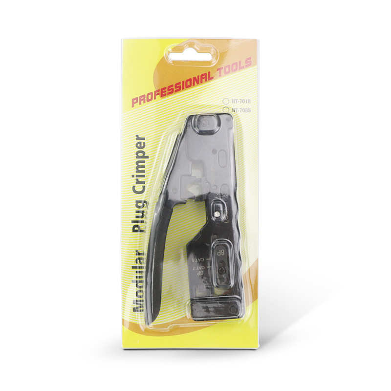 rj45七类压线钳子穿孔水晶头带燕尾夹电话cat7类接网络线工具专用