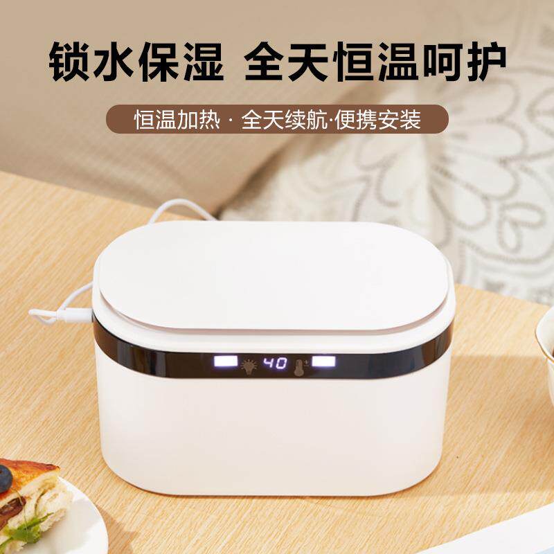跨进供货USB婴儿湿巾加热器恒温湿巾保温盒车载充电带夜灯纸巾盒