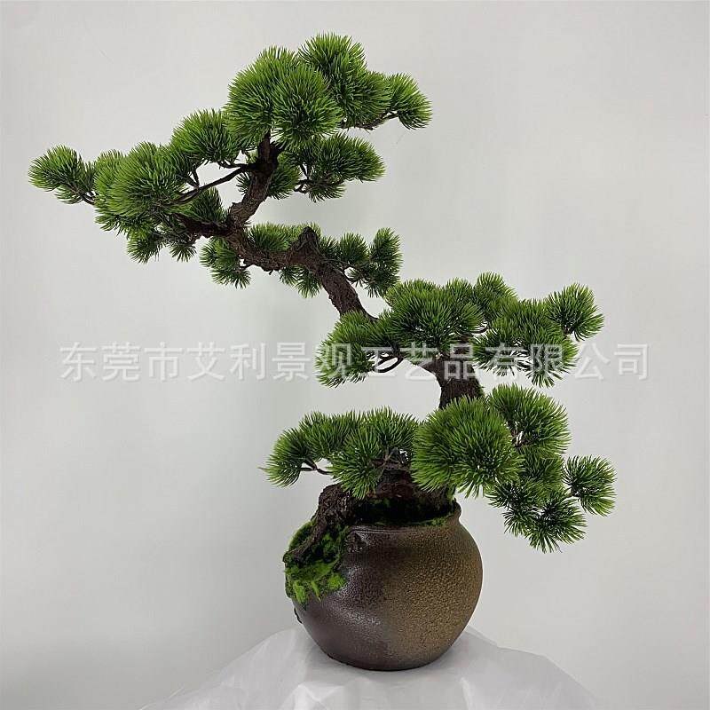 松树绿家居落地型盆植栽AL-06客办公室树迎松美造人松