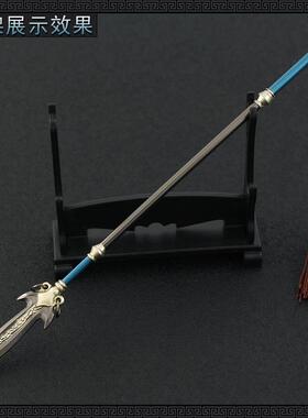 三国马超兵器张飞丈八蛇矛吕布方天画戟兵人武器道具模型未开刃