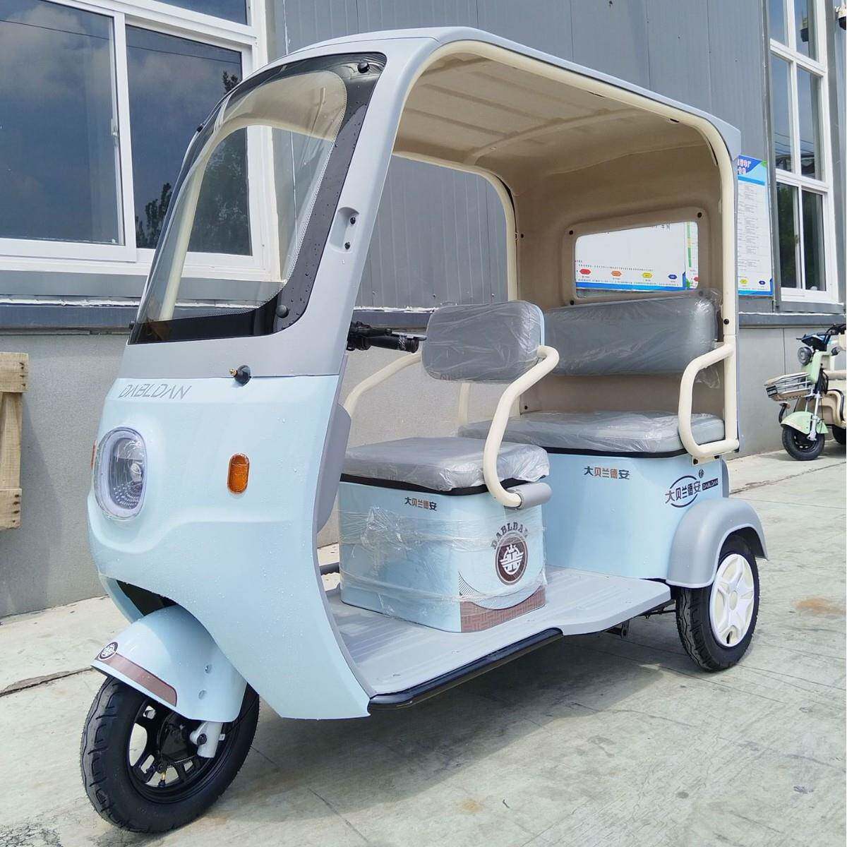 动三轮车电一体轮棚加宽双排座大上功率源头厂家可D20牌家用带棚