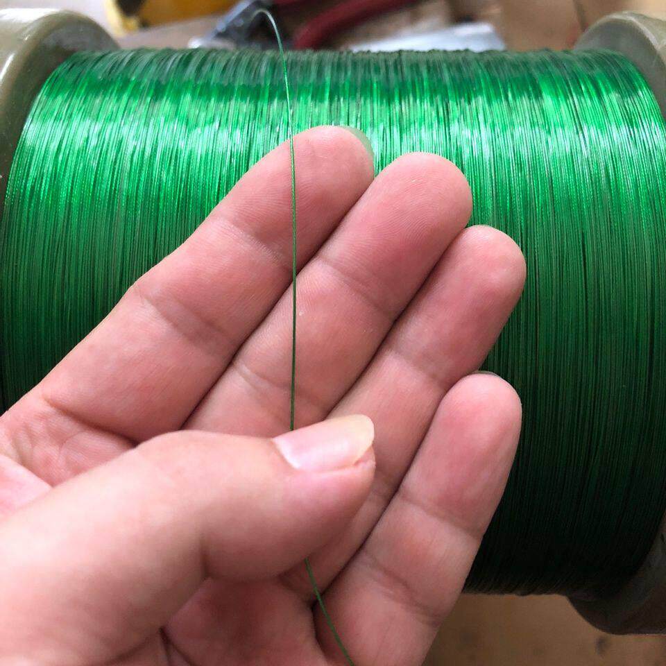 304不锈钢绿色葡萄架百香果遮阳网植物爬藤户外前导线包胶钢丝绳
