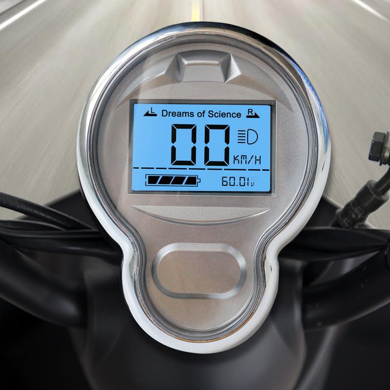 小龟王液晶仪表电动车表总成金龟王新龟王迅鹰电压显示屏通用里表