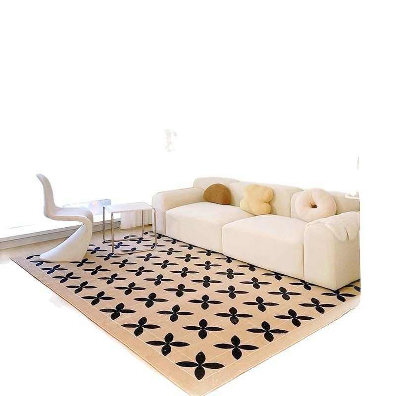 地毯客厅耐脏易打理简约棋盘格沙发茶几毯家用卧室床边耐磨防滑毯,居家布艺,地毯,淘宝优惠券,粉丝福利购,淘宝优惠卷