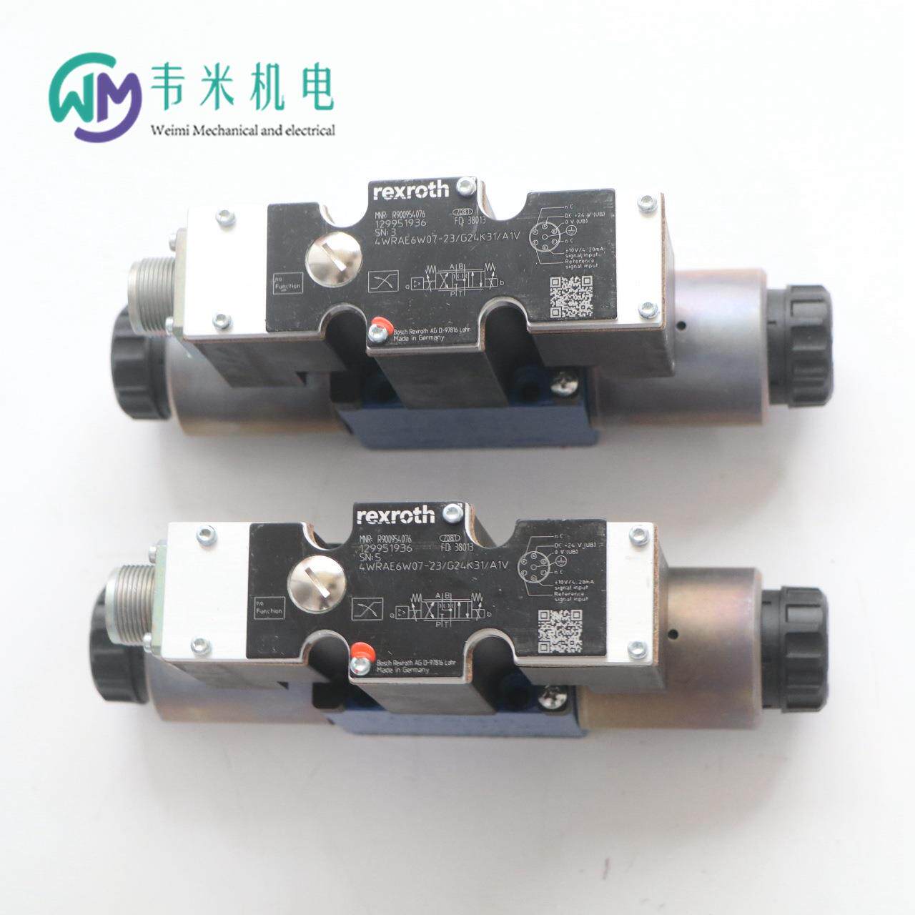 力士乐10通经比例方向阀R900931371 4WREE10W50-2X/G24K31/A1V