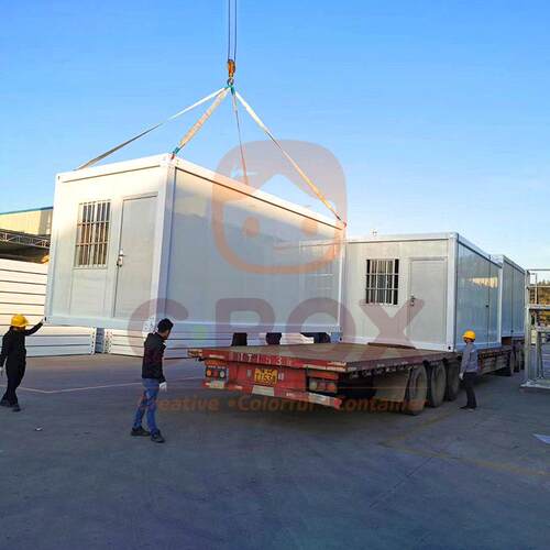 外贸工地集装箱宿舍折叠箱移动房可拆卸临时公室快拼箱房
