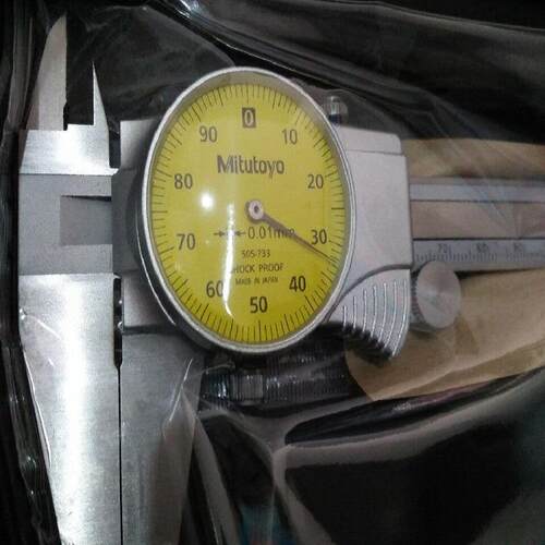 三丰带表卡尺0-200mm 505-733 机械游标卡尺精密量具