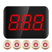 呼器无线茶楼餐271厅饭店叫统沪铃棋室酒店服务员按铃钮服牌系务