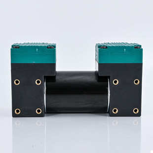 微型真空隔膜泵尼龙塑料泵体电动直流电连接双头泵小型膜片泵