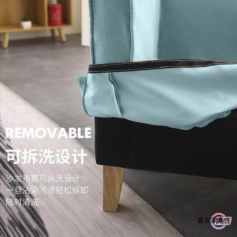 懒人沙无品牌/简约现代小三户型家用客厅发公寓出租房双人沙人位