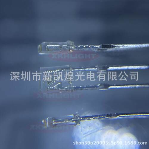 LED直插式发光管灯珠134白光134白灯134透明白色1X3X4透明白灯LED