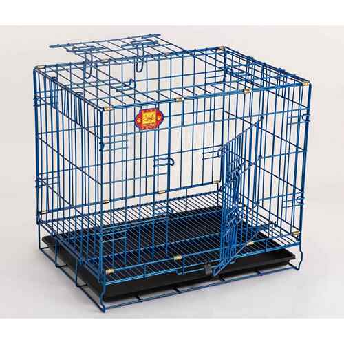 中盈狗笼子镜色宠物笼折叠狗屋狗窝宠物笼