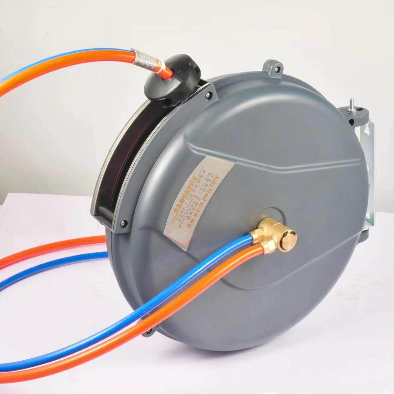 水汽双沫鼓自动WFE缩卷管伸器气动工具管水气混合泡洗车鼓设备气