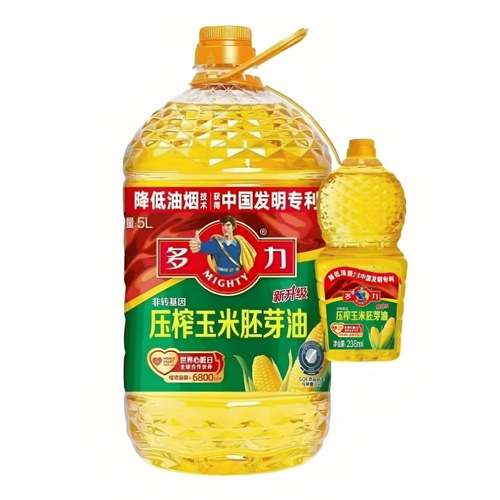 多力压榨玉米胚芽油5L+238ml 非转基因 物理压榨 新日期 正品包邮