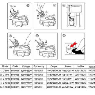 建荣过滤桶水族箱过滤鱼缸过滤器外置过滤桶鱼缸过滤C1600