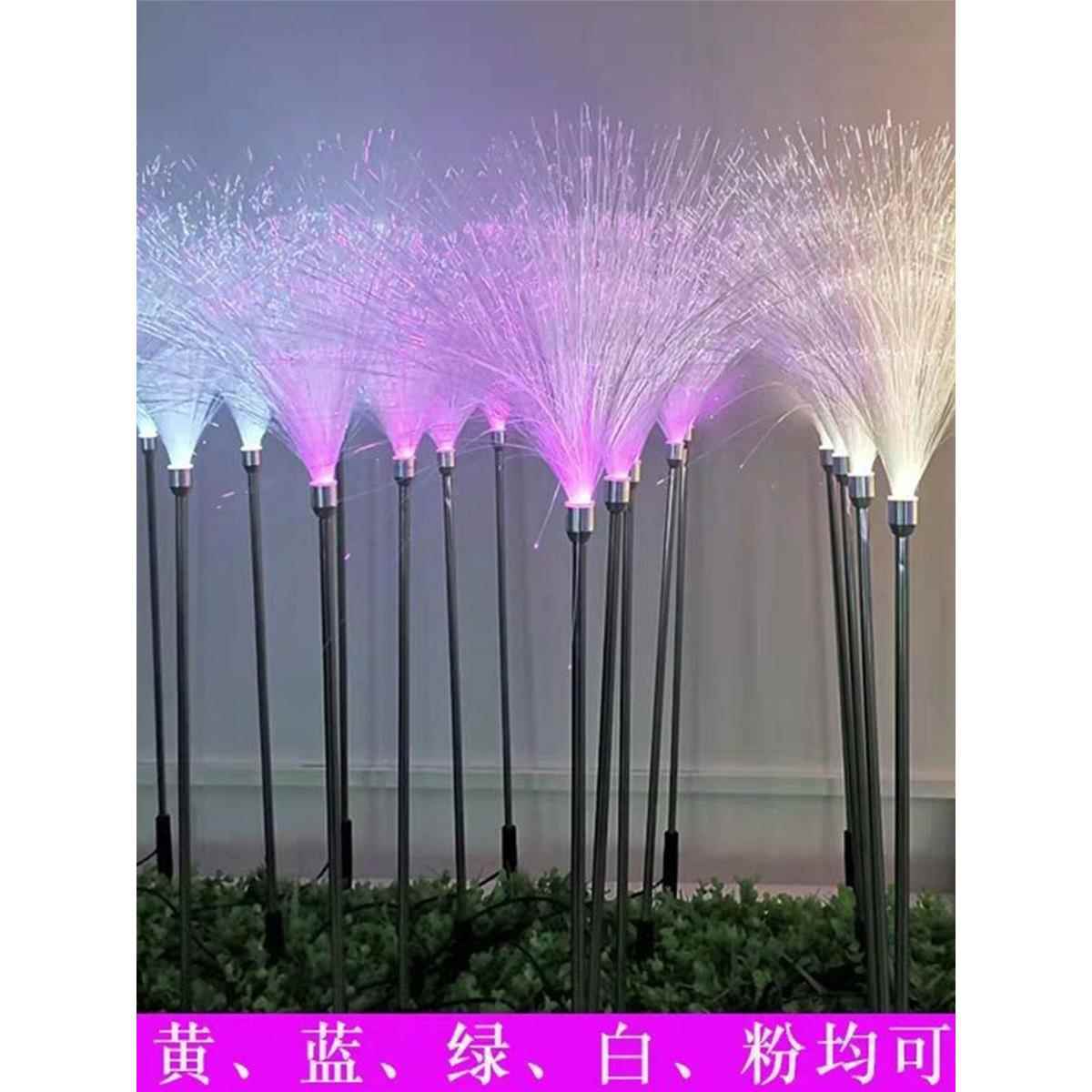 led光纤芦苇灯麦穗灯太阳能插地户外园林亮化工程景观庭院草坪灯