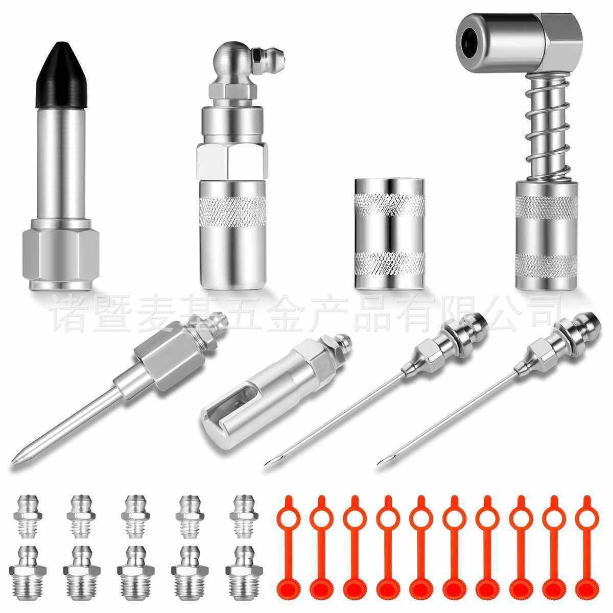 润滑工具28件套 黄油枪注油配件 润滑油枪耦合器适配器套装