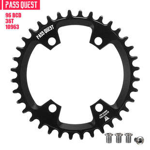 PASS QUEST M8000 M7000 M5100 M4100 单盘正负齿牙盘片 X型96BCD