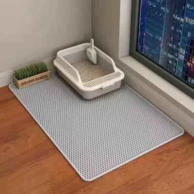 Cat Litter Mat Double Layer Pet Non Slip Big Pet Litter Box