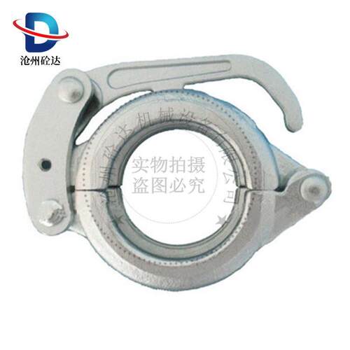 天泵臂架管快速管卡 DN125锻造压把管卡 镀锌快速管卡