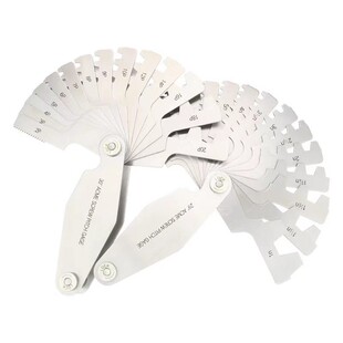 不锈铁29°英制美制30°公制米制ACME梯形螺纹样板T型螺距规牙规