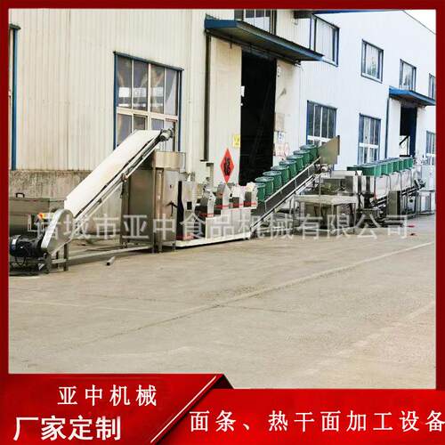 湖北汤面凉面热干面设备 热干面蒸煮流水线设备 汤面凉面设备
