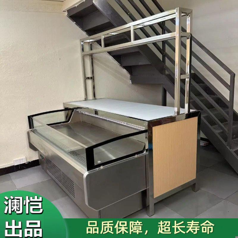 生鲜店热卖款猪肉台不锈钢分割台大妈款猪肉台剁肉台剁骨台卖肉台