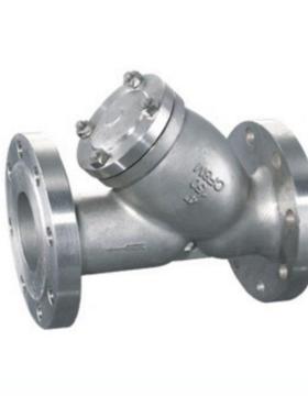 不锈钢y形法兰过滤器Gl41W-16P管蒸汽过滤阀Dn15-Dn100