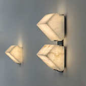 新款 灯饰 设计师云石壁灯样板间卧室床头灯客厅背景墙创意现代个性