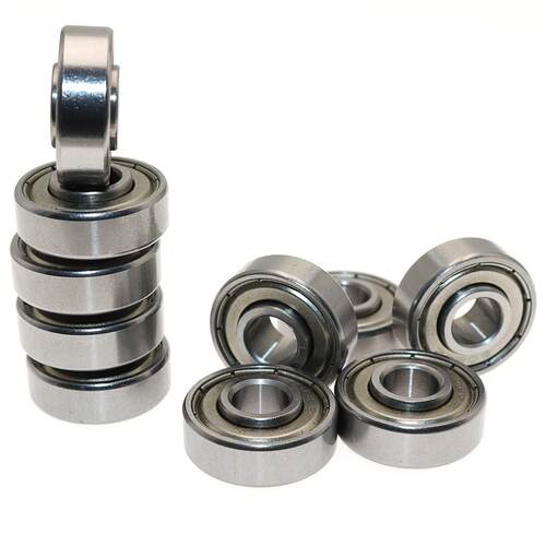 10PCS MOCHU 608-9ZZ 8x22x7x9 ABEC-1 内圈凸出轴承