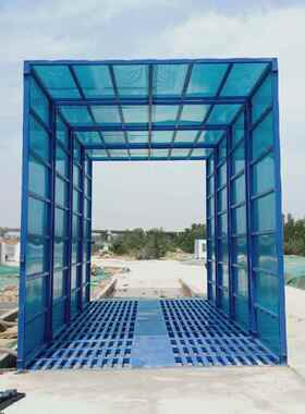 轮全自动工XFD地洗车建筑工洗机洗车台红程外感应一件机起批电动