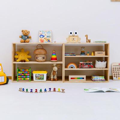 蒙氏早教中心教具柜幼儿园益智玩具展示柜儿童玩具分类整理储物柜