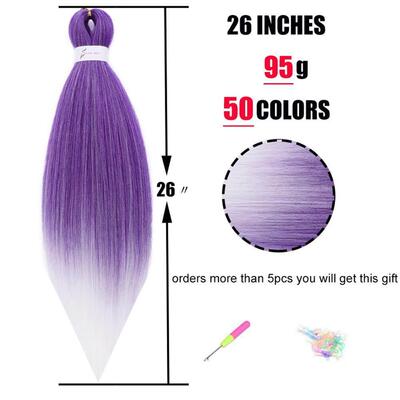 pre stretched braiding hair crochet afro braids extensions