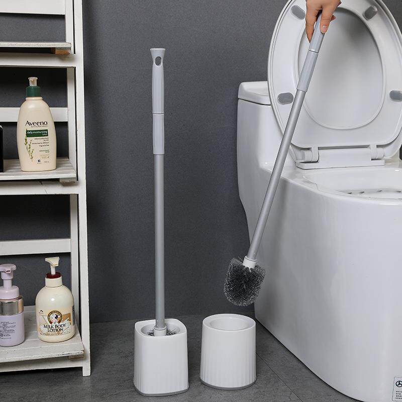 360度伸缩长柄马桶刷洗手间通用洁厕刷家用带底座清洁刷子厕所刷