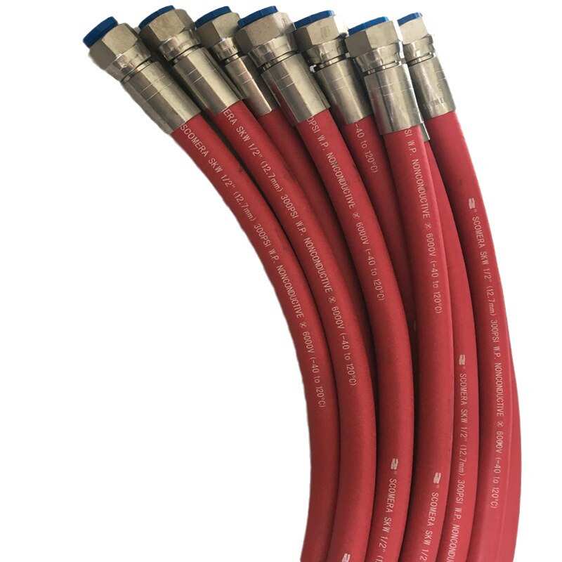 SKW 绝缘管橡胶管无碳管空气管电炉胶管单晶硅炉水管