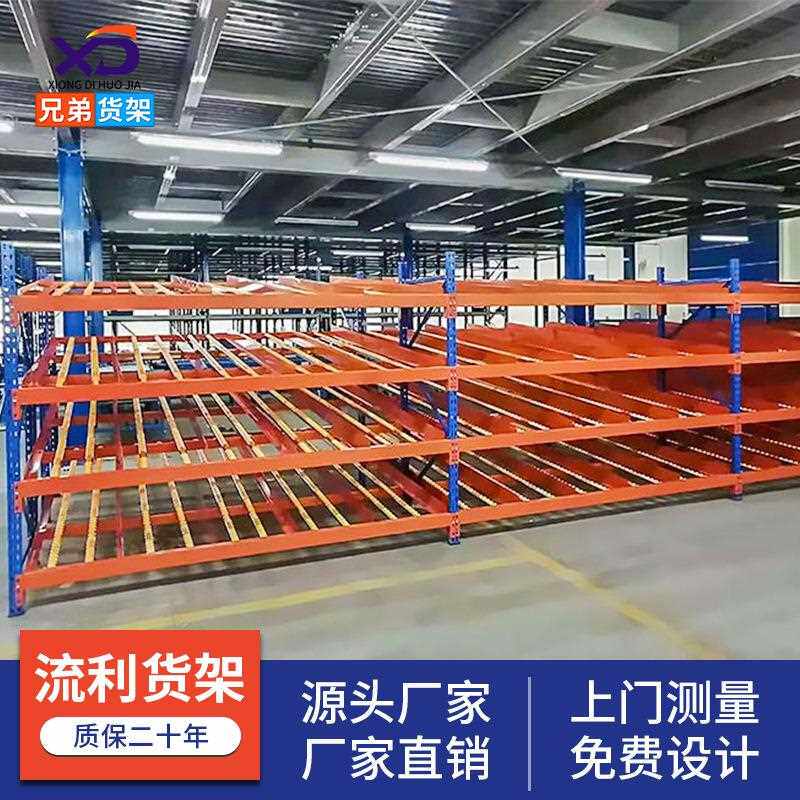仓库移动流利条货架物339箱料存放架物流架分拣滑轨流利货式带脚