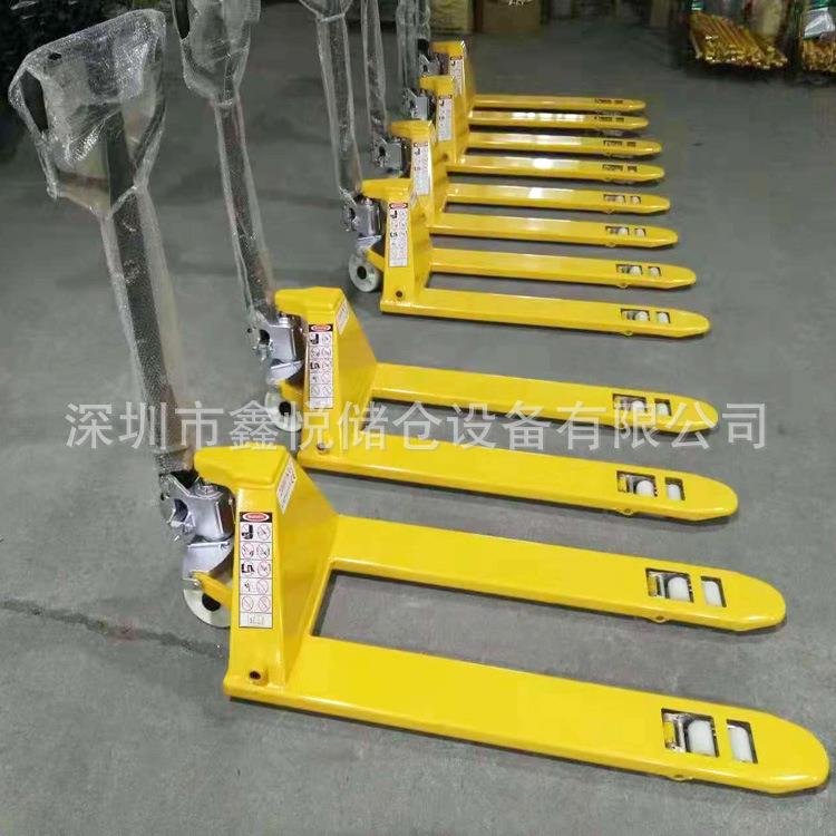 奥津低放型手动叉车超低35mm手拉液压叉车托盘车地牛搬运车