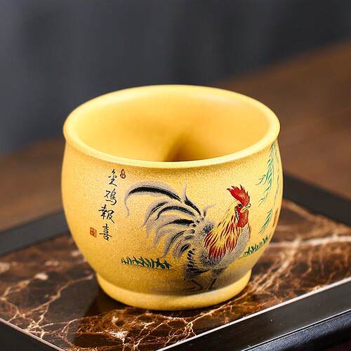 雅宜辞品坊 容兴手工紫砂杯大量茶杯喝茶水杯单Z2918000杯段泥主