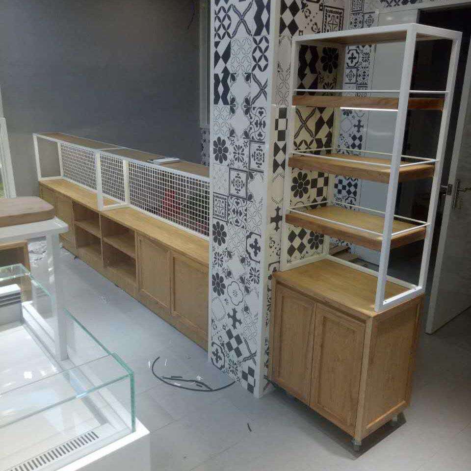 杭州食品展柜厂供应食品饮料展柜朱丹小时光柜具喜茶店展柜商用