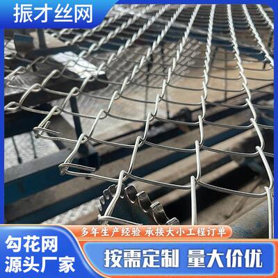 供应护坡勾花网喷播绿化喷浆菱形挂网防汛安全防护铁丝网