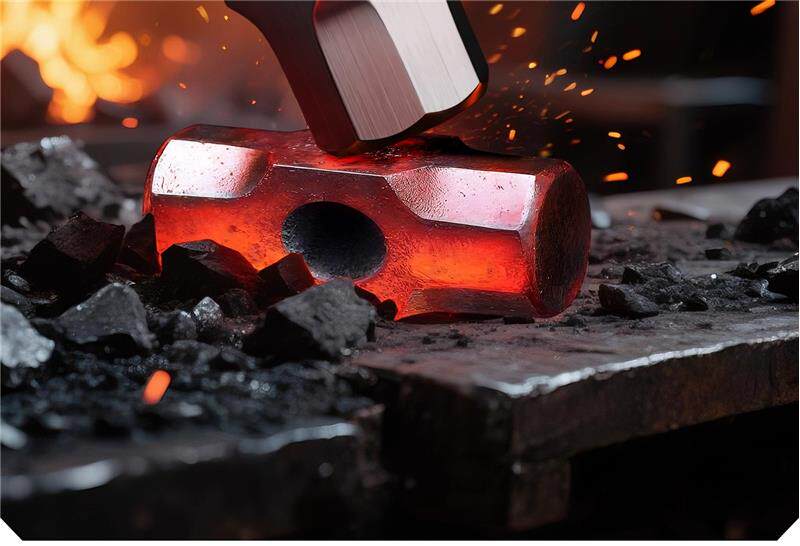 Кувалда 德国精工八角锤锤子铁锤高硬度榔头手锤4磅工地砸墙神器一体式