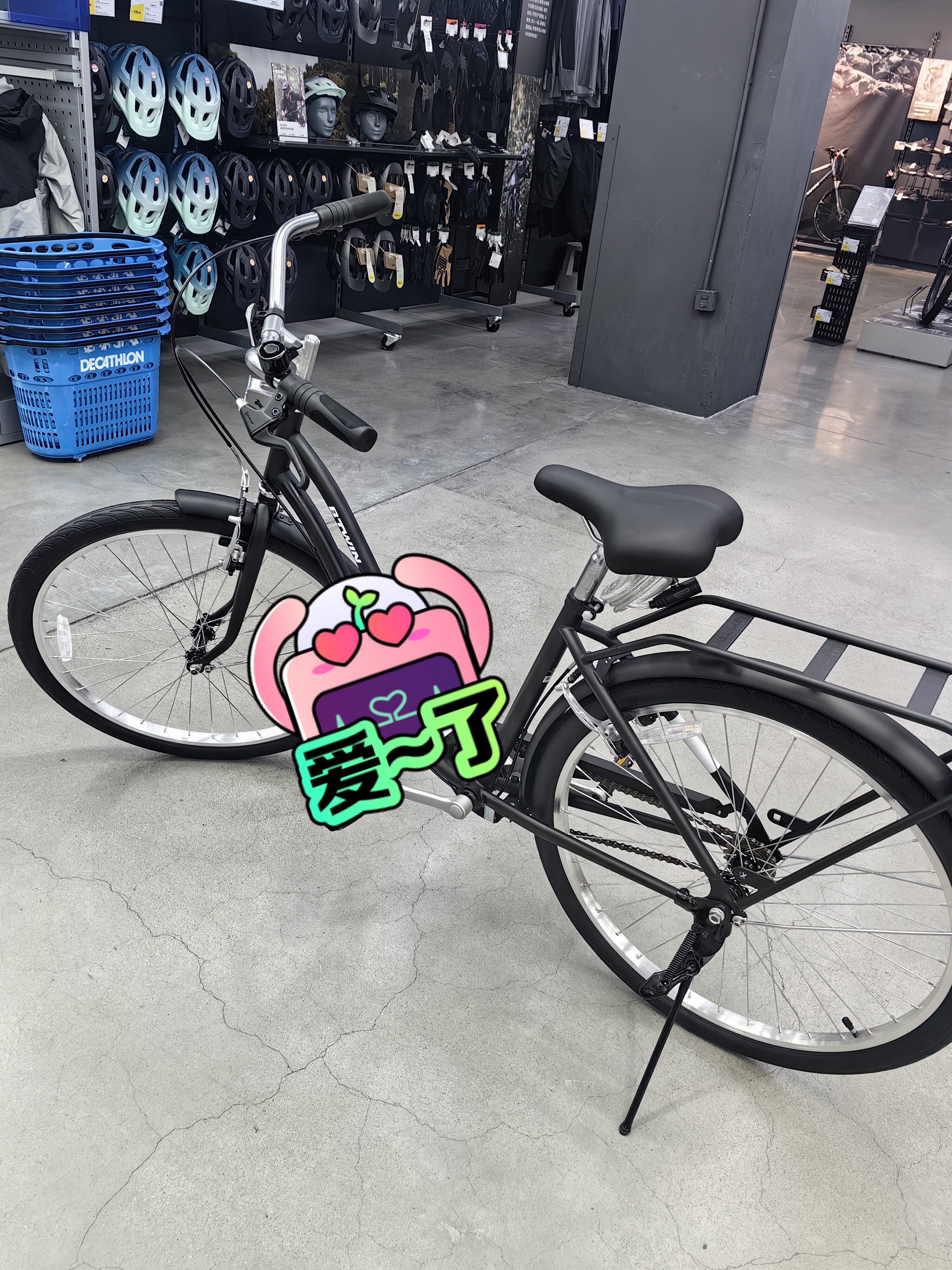 Городской велосипед Decathlon ELOPS 100LF 26 дюймов прогулочный женский photo review